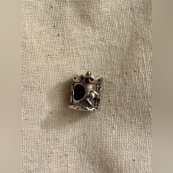 Retired Authentic Pandora 925 Silver/ 14K Gold Accent Carousel Charm 791236 - Picture 6 of 6